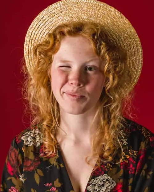 До улучшения - исходный портрет